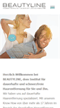 Mobile Screenshot of go-beautyline.ch